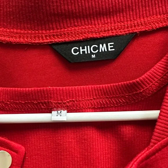 Red Tracksuit with White Stripes - Picture 2 of 7